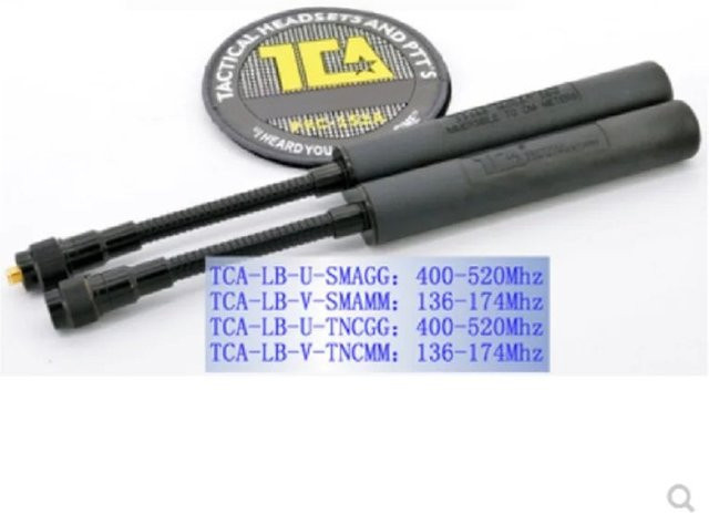 Taktische Walkie Talkie Antenne PRC152/148 Eselpeitsche in Schwarz - Bild 1