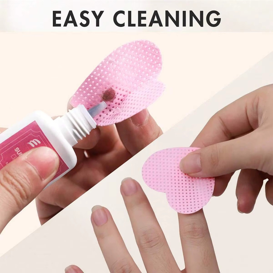 YIKOOLIN Fusselfreie Nageltücher, 200 Stück, Vliesstoff - Bild 2