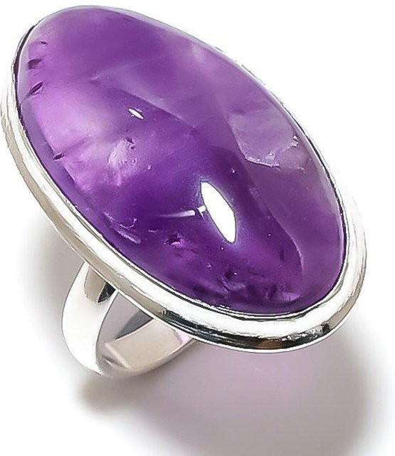 Madonnajewels Ring, 925 Silber, Amethyst, purple, Damen, Größe 8 - Bild 1
