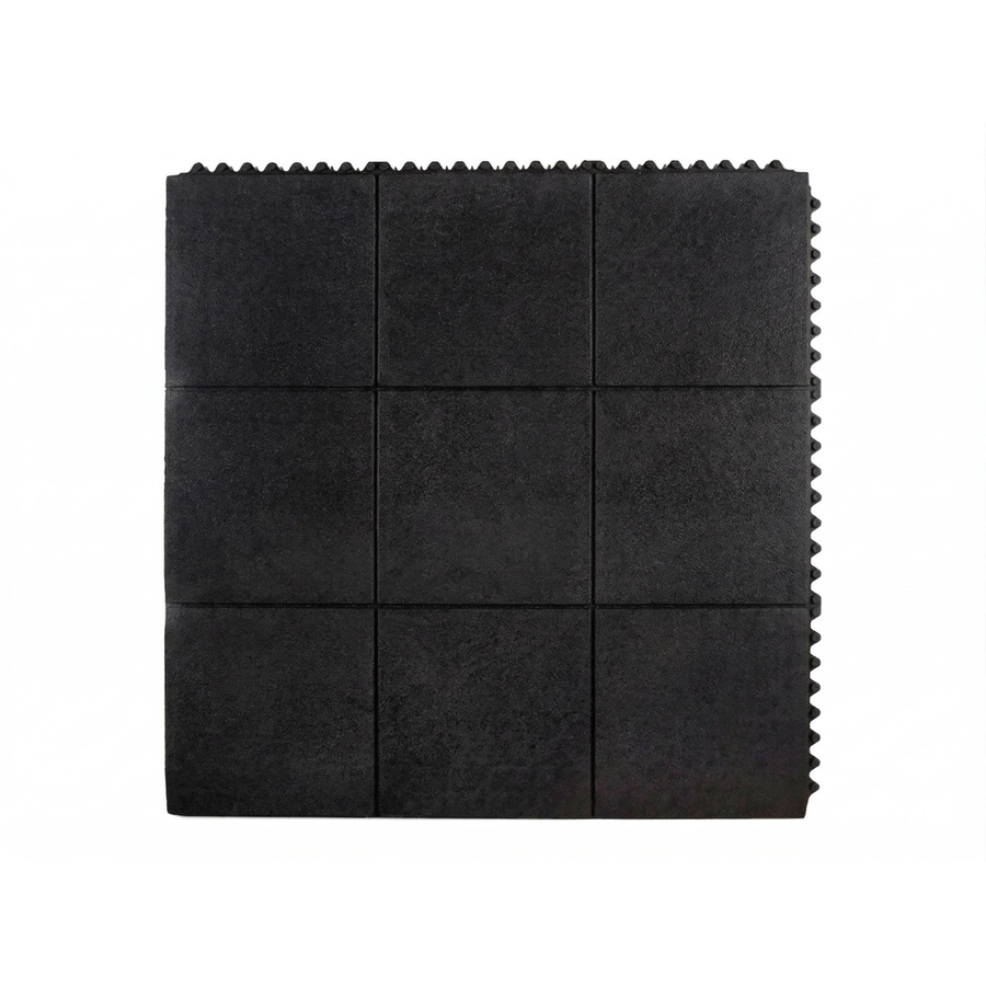 HPFloor Gummifliese Stecksystem aus Kunststoff in Schwarz - Bild 2