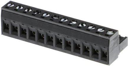 Molex Printklemme 395300012 mit 12 Polen in Schwarz - Bild 1