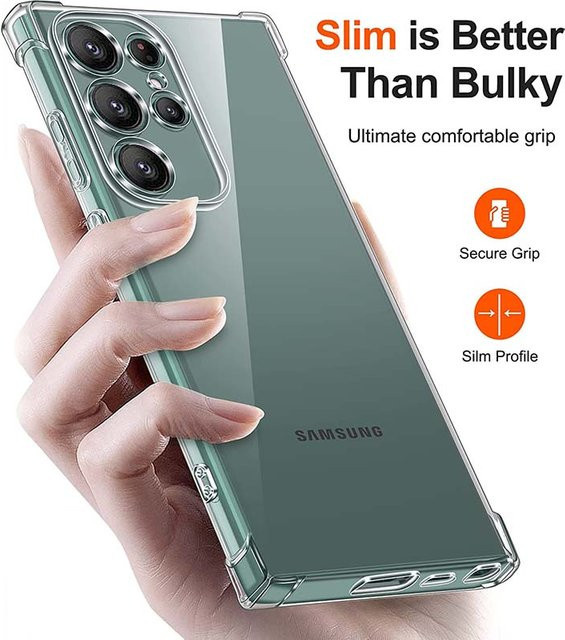 Stoßfeste transparente Schutzhülle aus TPU für Samsung Galaxy S26 Ultra und Samsung Galaxy S26 Plus - Bild 1