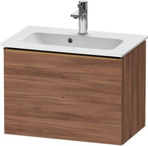 Duravit Waschtischunterschrank D-Neo Compact, wandhängend, Farbe Braun, B: 61 cm, T: 37,2 cm, H: 44 cm - Bild 1