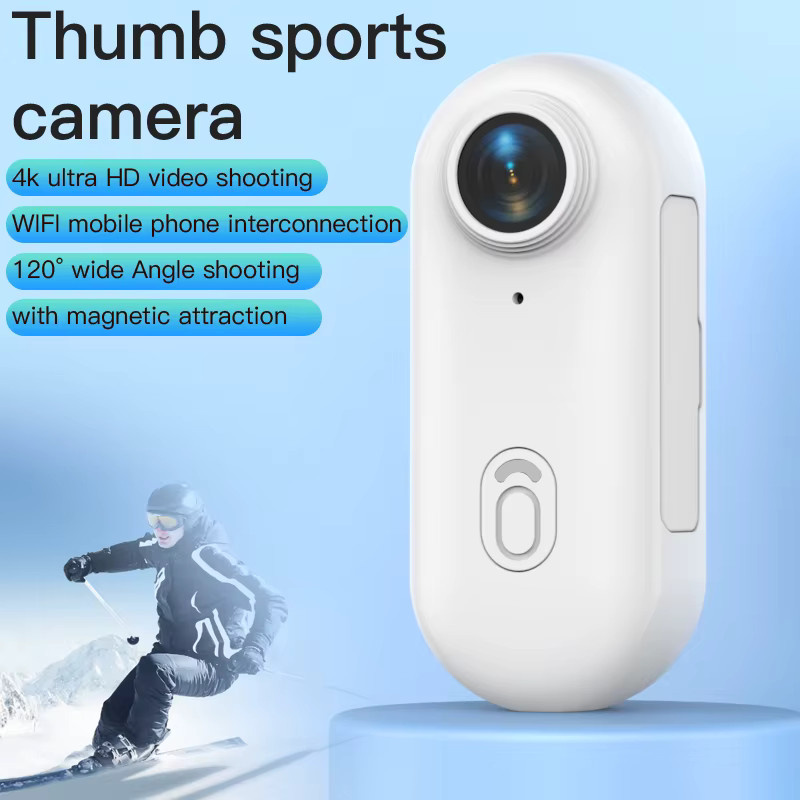 KIDKD 4K HD Action-Kamera mit digitaler Bildstabilisierung und automatischer Belichtungssteuerung in Schwarz - Bild 3