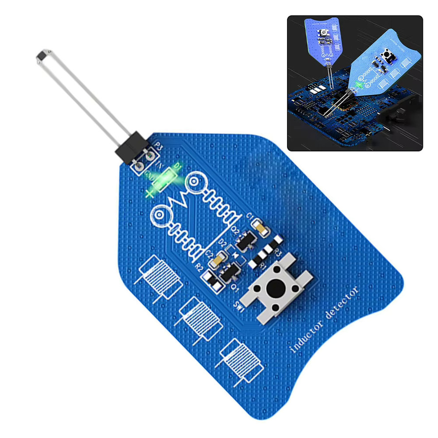 DAZZLEEX CT-1 Motherboard Spulen Tester Induktivitäts Detektor für PC Reparaturen in Blau - Bild 2