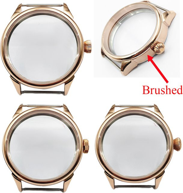 miuksi Uhrengehäuse Edelstahl, Roségold, 42 mm, Unisex - Bild 1