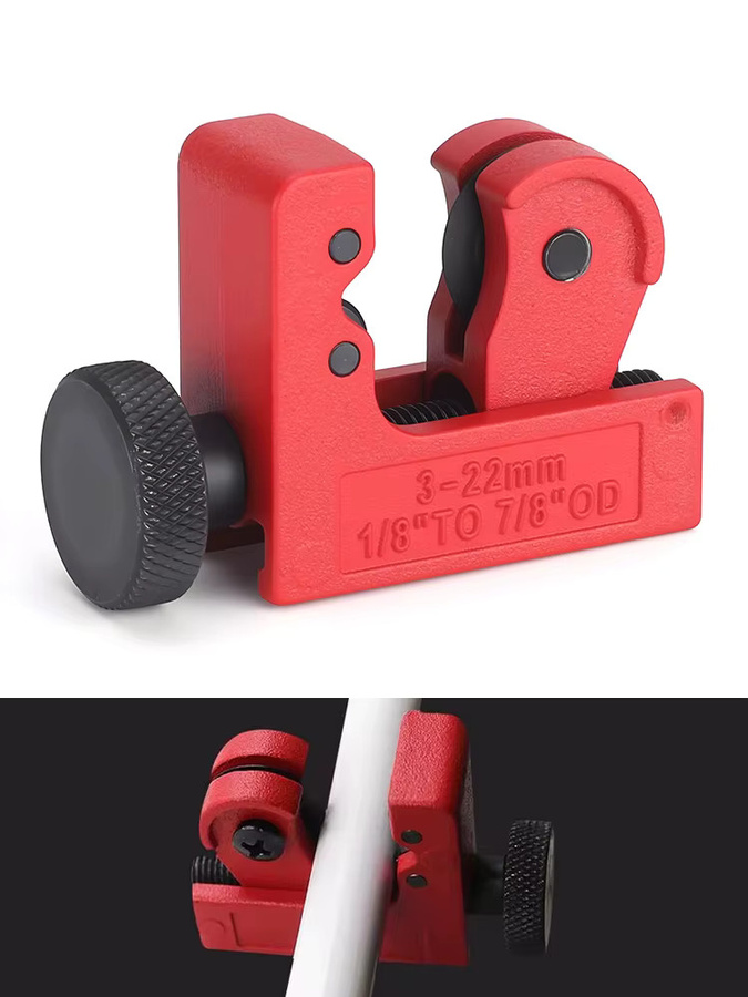 3-22 Cutter V2 Rohrschneider aus Zinklegierung in Rot für Kupferrohre von 1/8 Zoll bis 7/8 Zoll - Bild 6