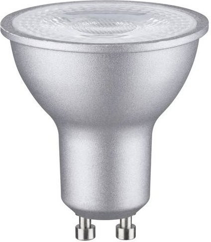 Paulmann LED Leuchtmittel GU10 7W Warmweiß 2700K 460LM Chrom Transparent H: 54 mm - Bild 1