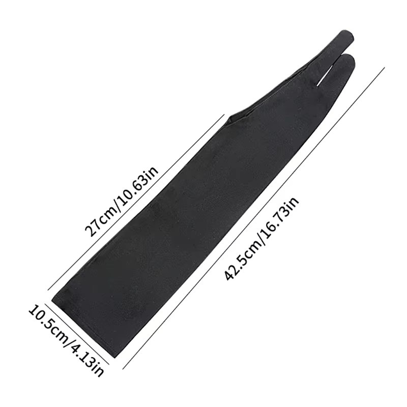 SDJZT Anti-Touch Zwei-Finger-Malhandschuhe für Tablet-Bildschirme in Schwarz - Bild 5