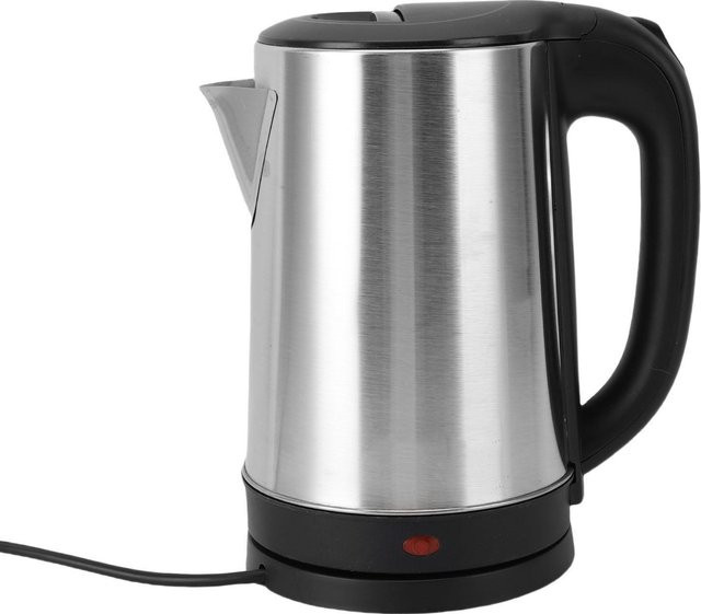 KONNWEI Elektrischer Wasserkocher aus Edelstahl mit 1500W und automatischer Abschaltung, 2L, Grau/Silber - Bild 1