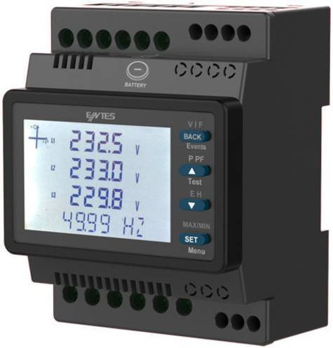 ENTES MPR-26S-21 Digitales Hutschienenmessgerät in Schwarz - Bild 1