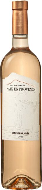 Les Vignerons d’Aix-en-Provence Mediterranée Roséwein, Provence, Grenache, 0,75 l - Bild 1