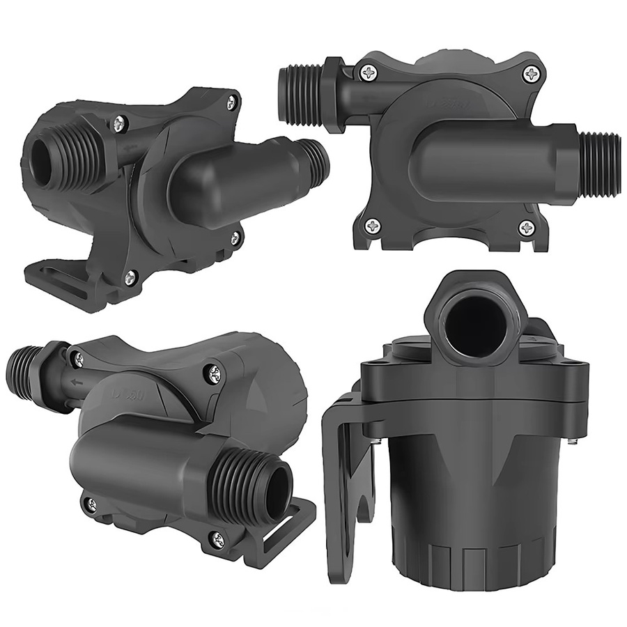 Tragbare Tauchwasserpumpe von xmshxltd mit leisem bürstenlosem Motor, DC12/24 V, IP68 Schutzklasse, Farbe: Schwarz - Bild 2