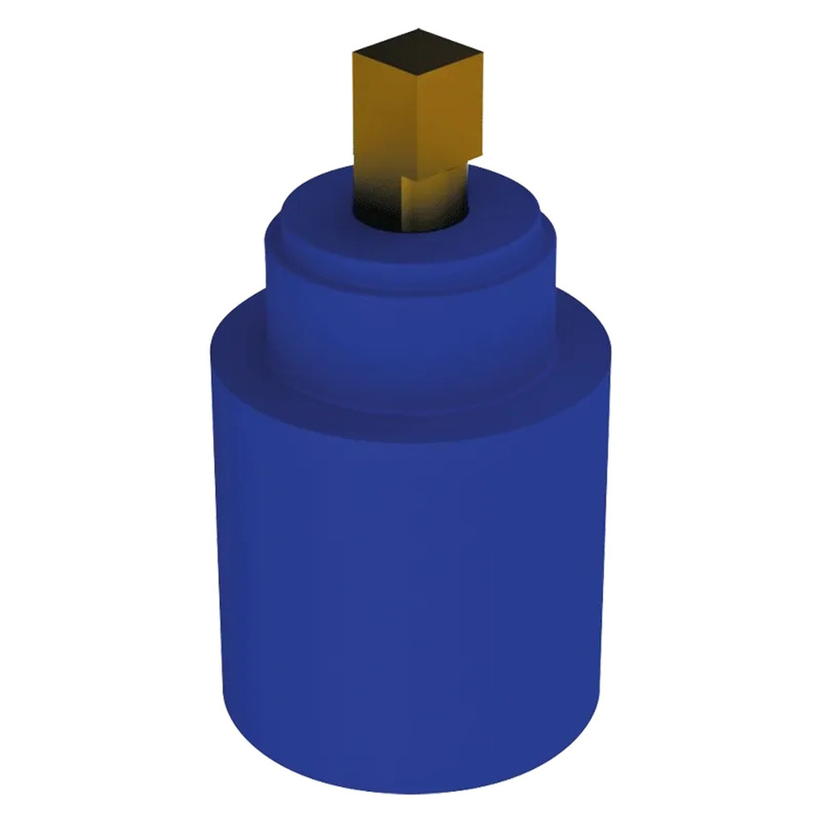 Delabie Keramikkartusche D45 für MBatt Standmontage in Blau mit 60 l/min - Bild 2