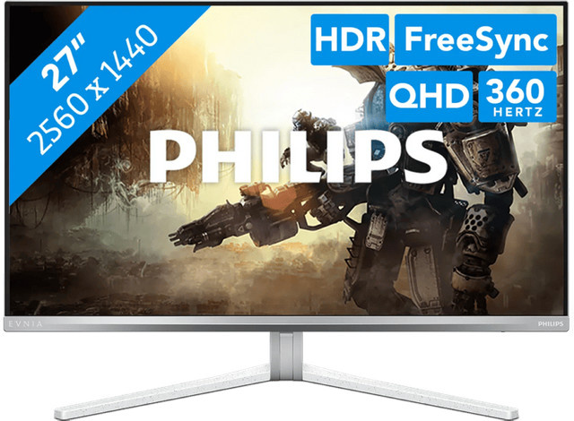 Philips 27M2N8500/00 OLED Gaming Monitor QHD 1440p 360Hz Silber mit HDMI, DisplayPort und USB - Bild 1