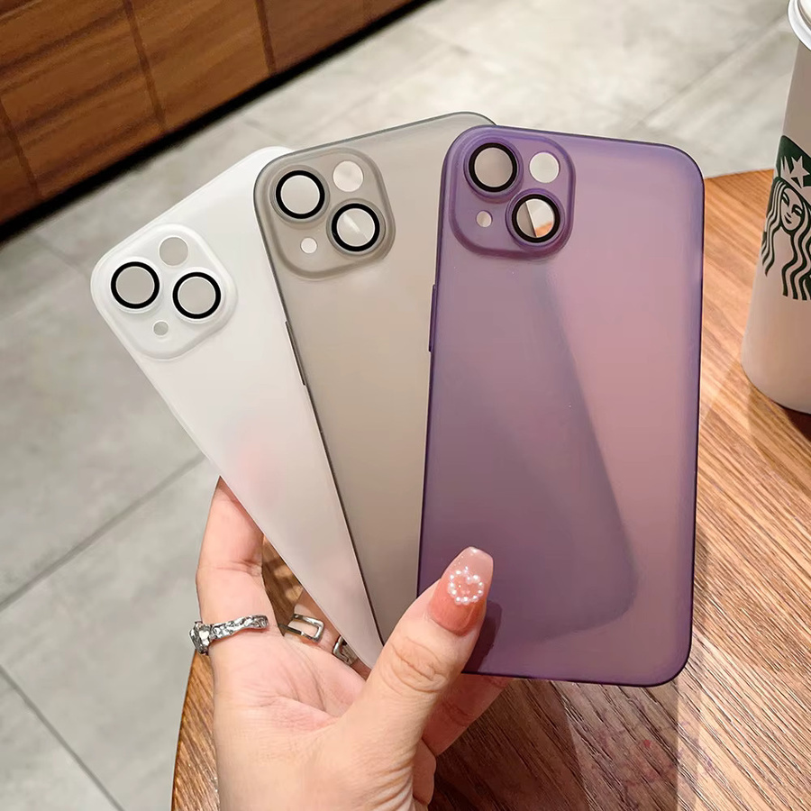 Caynes Stoßfeste TPU-Handyhülle in Transparent für iPhone 16 Pro Max, 15, 14, 13, 12, 11 Pro Max und 14 Plus Soft Case Cover - Bild 1