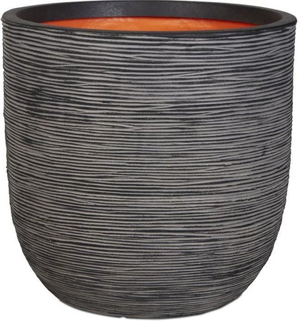 Capi Europe Pflanzkübel Nature Rib Anthrazit B: 43 cm, T: 41 cm