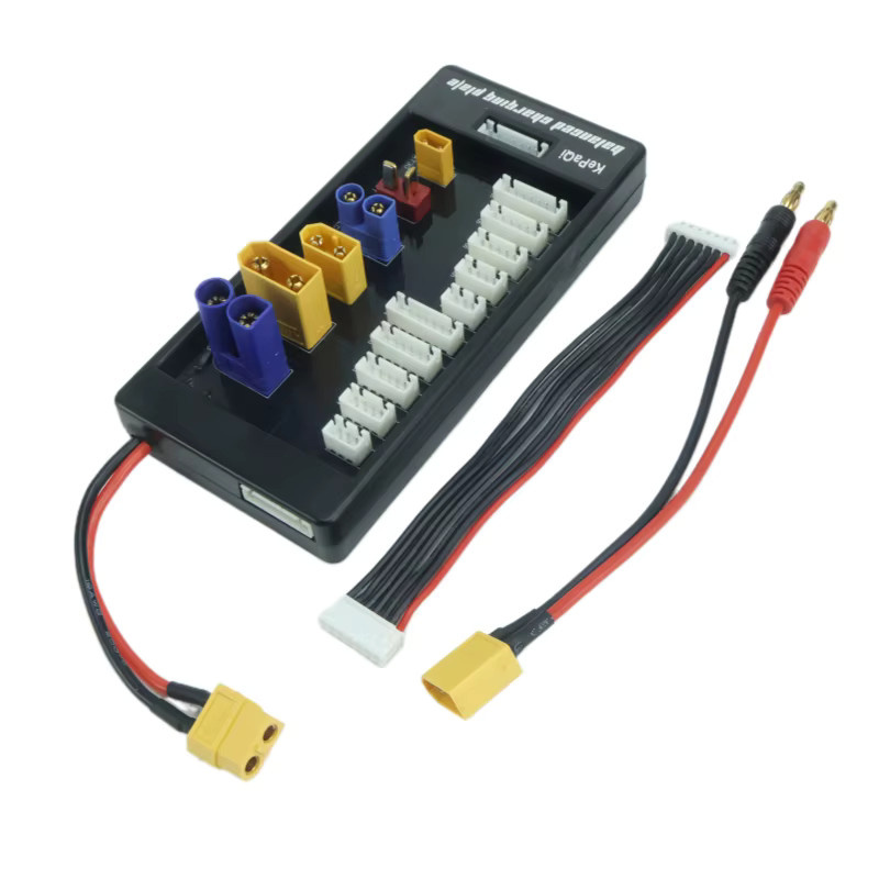 ISDT Batterie Lade Board 2-6S für Ladegeräte mit EC3, XT60, XT90 und XT30 Anschlüssen, Multicolor - Bild 2