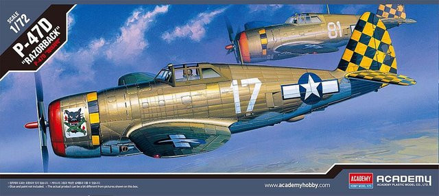 Academy P-47D Thunderbolt (Razorback), Modellbau, 1:72 - Bild 1