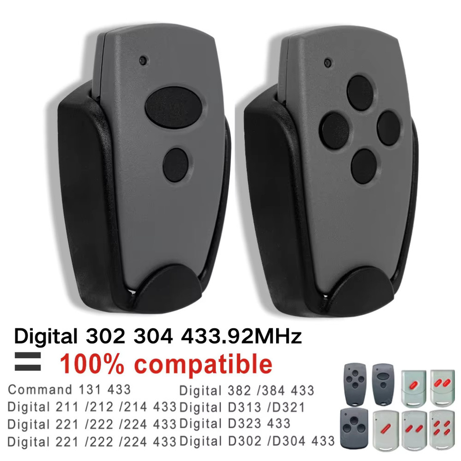 Scimagic-RC Selbstkopier-Handsender Fernbedienung für Digital 382 384 D302 D304 D313 D321 211 212 222 221 433,92 MHz Festcode - Bild 1