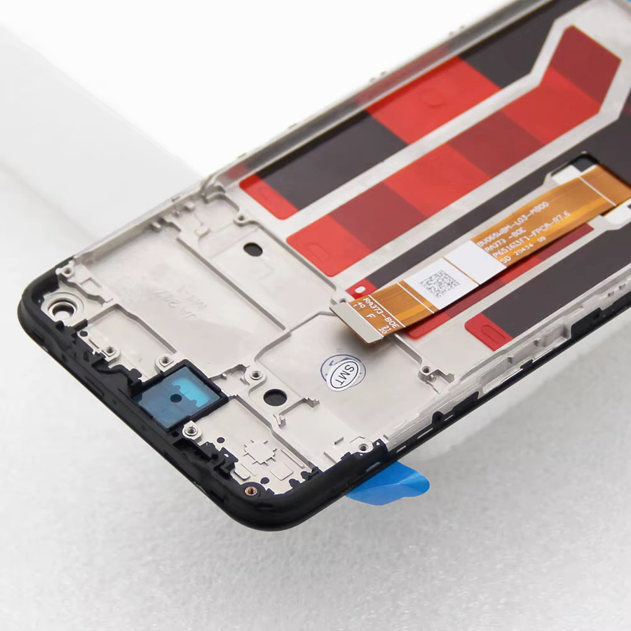 Oppo A53 4G Display mit Rahmen und Touchscreen Digitizer in Schwarz für CPH2127 - Bild 4