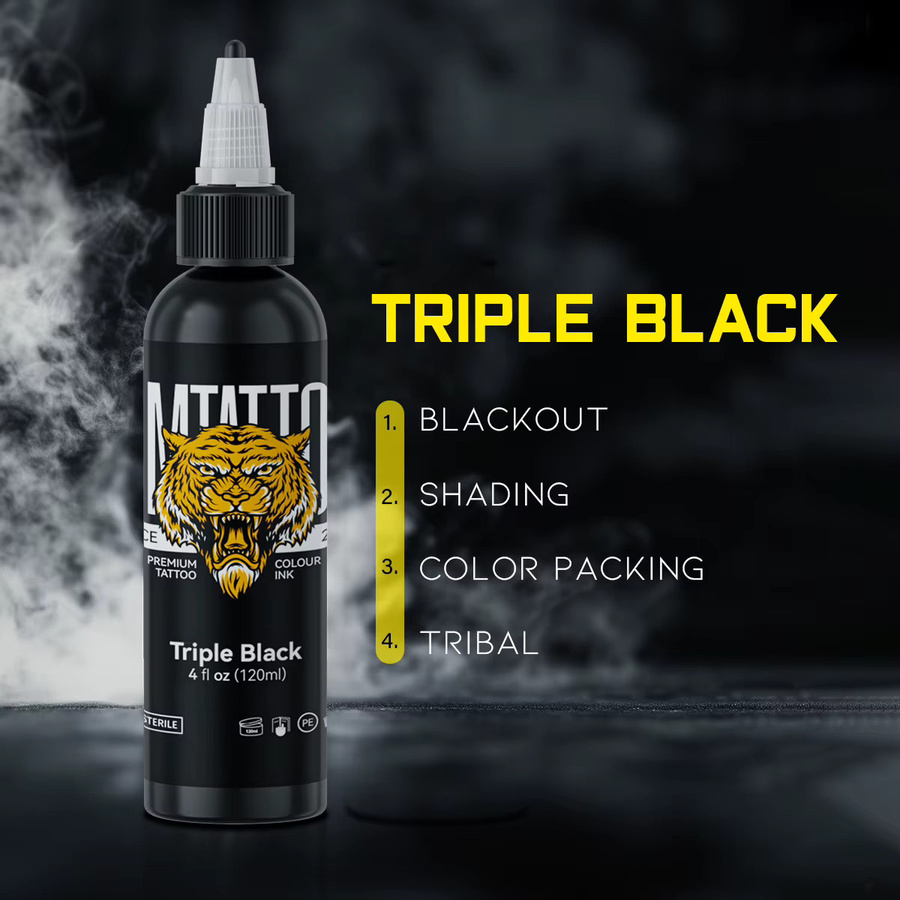 DMTATTOO Tattoo-Tinte, Schwarz, 120 ml, Unisex - Bild 3