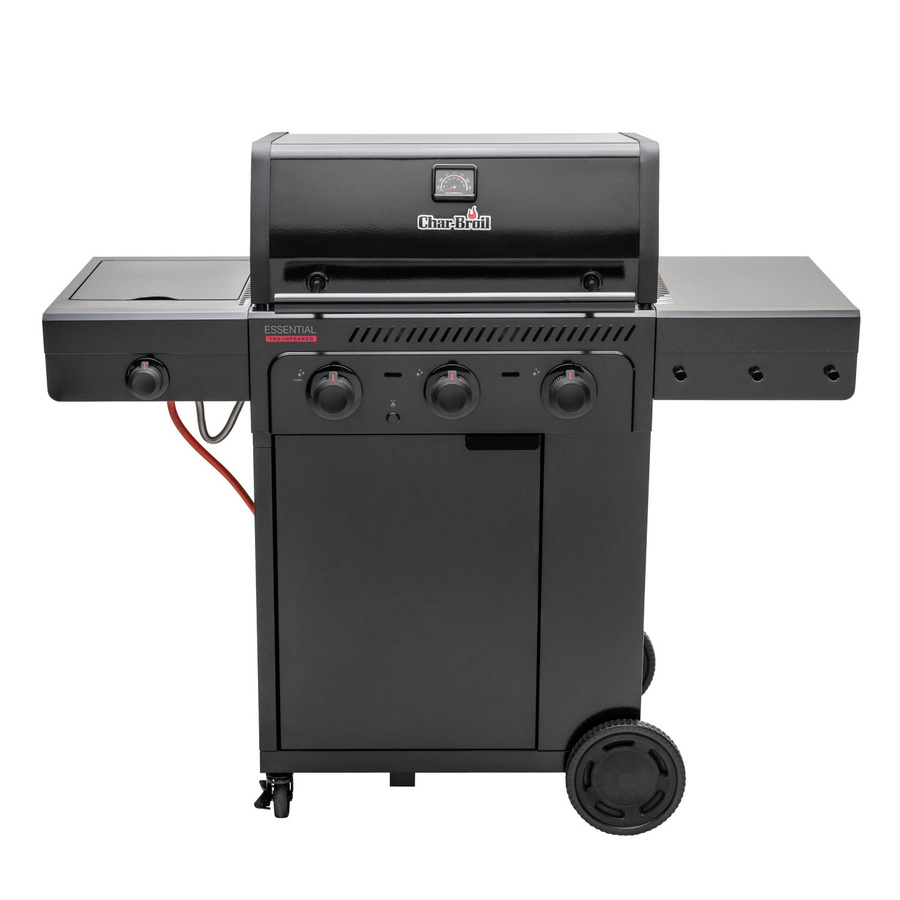 Char-Broil Gasgrill Essential 3 G in Schwarz mit Tru-Infrared Technology und beschichtetem Gusseisen - Bild 2