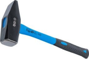 BGS Schlosserhammer 3858 mit Fiberglasstiel in Schwarz-Blau, 2000 g - Bild 1