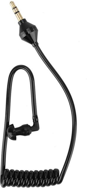 mfySpace In-Ear Stereo Kopfhörer Mono Wired Air Tube Anti-Strahlung Schwarz mit 3,5 mm Klinkenanschluss - Bild 1