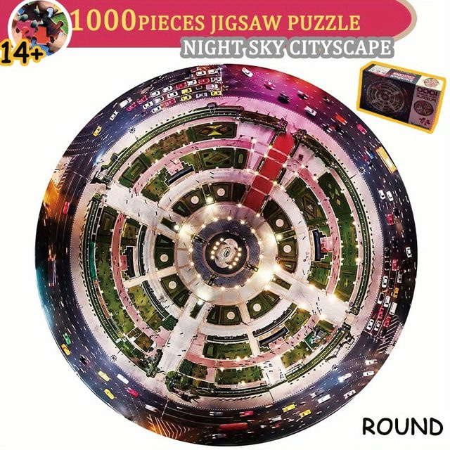MaxRenard Nachthimmel-Stadtbild-Puzzle, 1.000 Teile, ab 14 Jahren - Bild 1