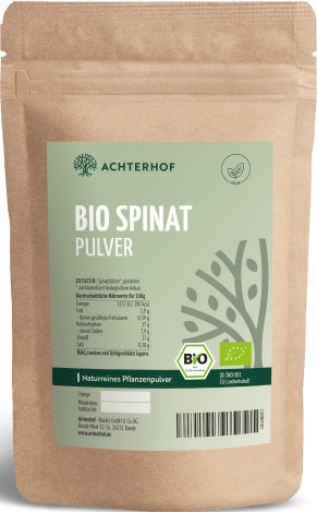 Achterhof Spinat Pulver Bio gemahlen 250 g - Bild 1