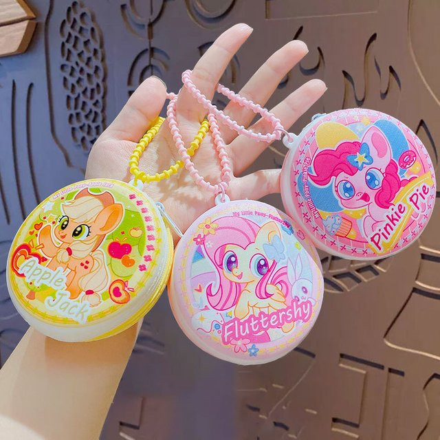 Hasbro My Little Pony Münzbörse, Mini-Kurzbörse mit Schlüsselanhänger - Bild 1