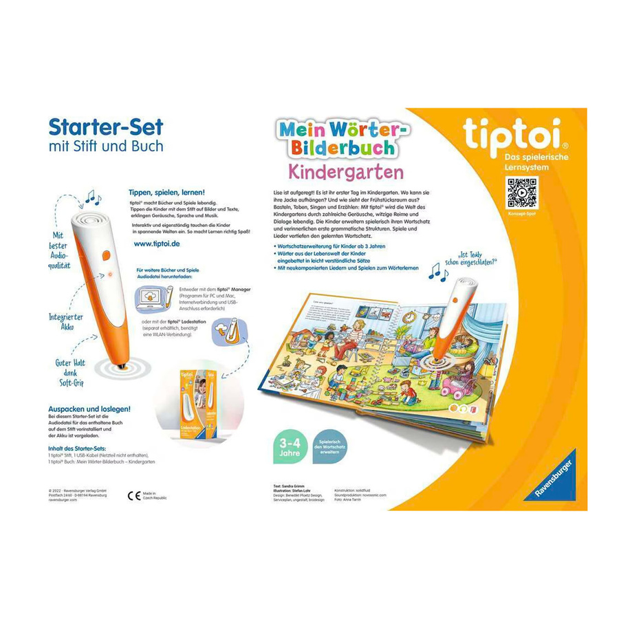 Ravensburger tiptoi Starter-Set Kindergarten Lernbuch - Bild 2