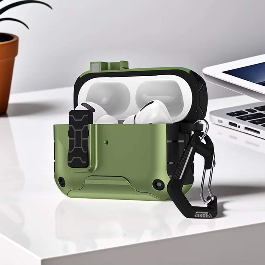 Schutzhülle für Apple AirPods Pro 3 aus TPU und PC mit hochklappbarem Deckel-Design - Bild 5