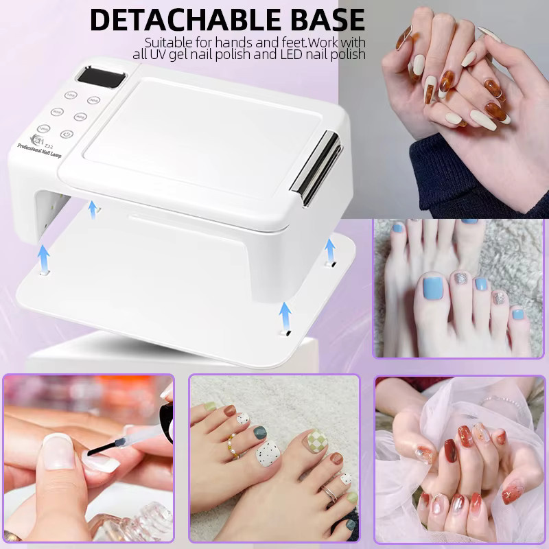 DianaBeauty UV LED Nagellampe mit Handkissen, 300W, Unisex - Bild 2
