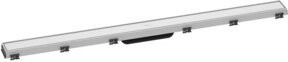 Hansgrohe RainDrain Match Duschrinne als Fertigset, Farbe: Mattweiß, Material: Edelstahl, Breite: 100 cm - Bild 1
