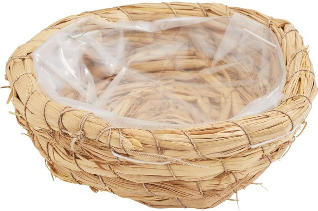 Seegras Korb Schale in Beige für deine Osterdekoration - Bild 1