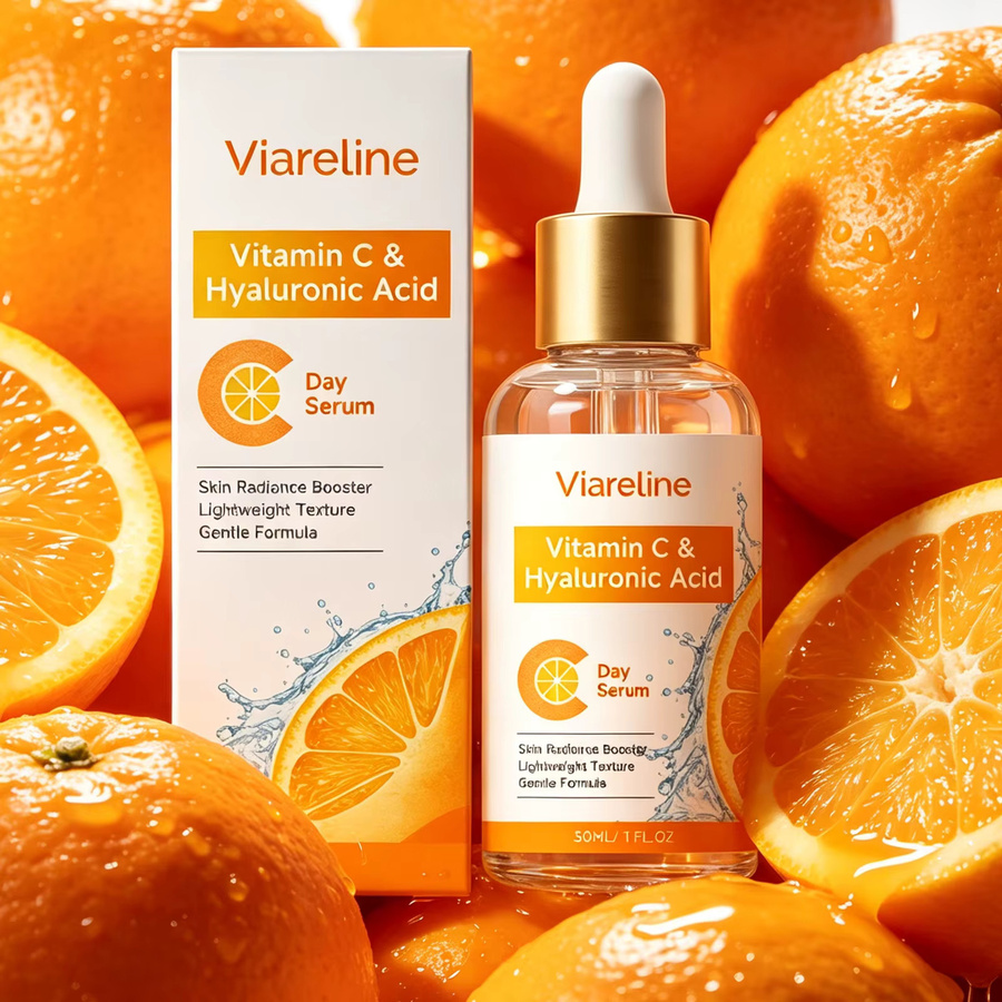 Viareline Vitamin C Serum mit Hyaluronsäure, 30 ml, Unisex - Bild 5
