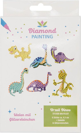 iden Diamond Painting Sticker Urzeit Bastelset Bunt / Mehrfarbig