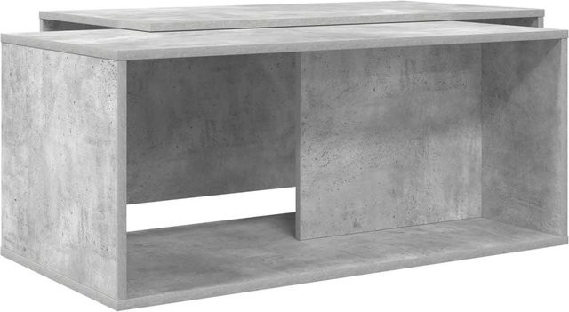 vidaXL Kaffeetisch Set 2-teilig in Grau aus Holzwerkstoff und Beton im modernen Design - Bild 1