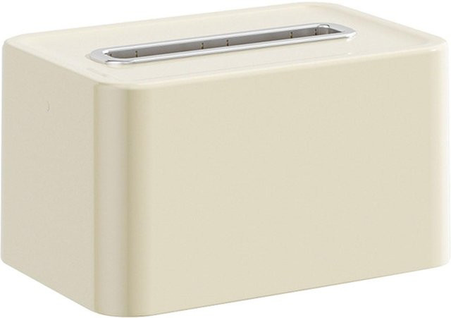 OutsideWorld Multifunktionaler Serviettenhalter mit großer Öffnung und eingebauter Feder in Weiß - Bild 1