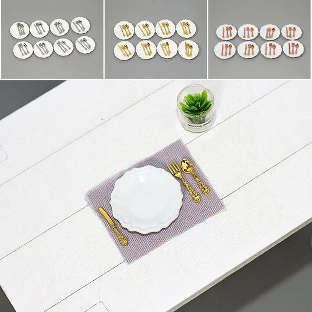 DIAPER&CORED Puppenhaus Miniaturen Geschirr, 16-teiliges Set - Bild 1