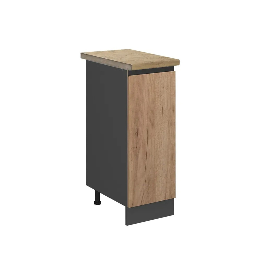 Vicco Apothekerschrank R-Line Goldkraft Eiche und Anthrazit, B/T/H: 30 x 60 x 81,6 cm - Bild 2