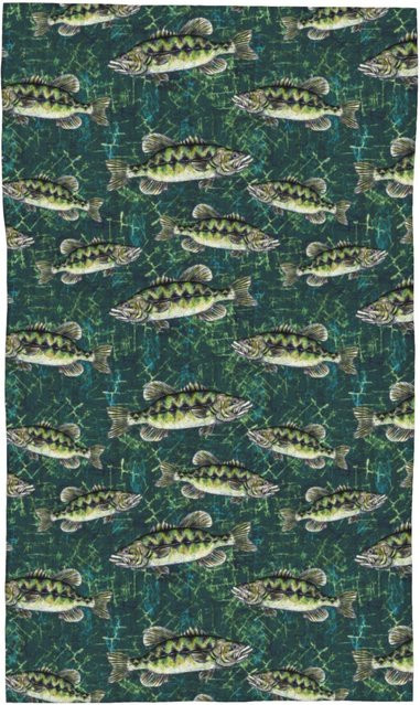 Creative Man Gesichtstuch Camouflage Muster Weiß, B: 30 cm, H: 60 cm - Bild 1