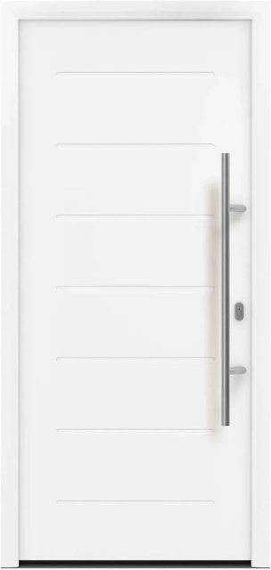 EcoStar Haustür Isopro IP 015 in Verkehrsweiß, B: 110 cm, H: 210 cm, DIN Rechtsausführung - Bild 1