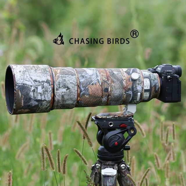 Vogeljagd Ver. IV Lens Camouflage Coat für Sony 200-600 mm G OSS SEL 200600, Wasserdichte und regenfeste Objektivschutzhülle in Schwarz und Multicolour - Bild 1