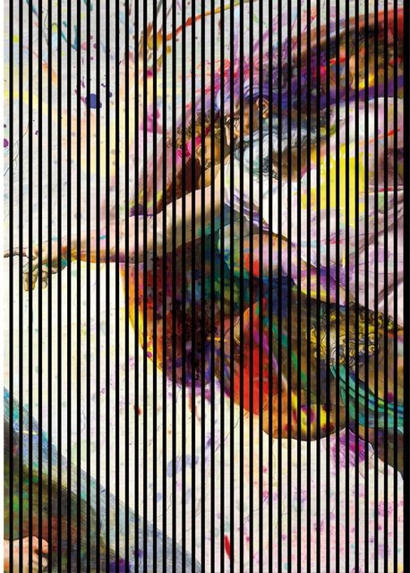 FN Acustico Akustikplatte Michelangelo Multicolour aus PET und MDF, B/H/T: 169,3 x 240 x 1,9 cm - Bild 1
