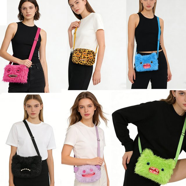 Fuggler Wide Eyed Weirdo Screech Dolls, Plüschtiere - Bild 1