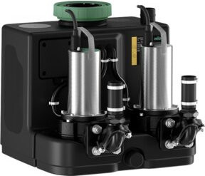 Wilo Abwasserhebeanlage DrainLift SANI Cut-L. 30T/1 in Schwarz mit CEE 16A Anschluss, 400 V - Bild 1