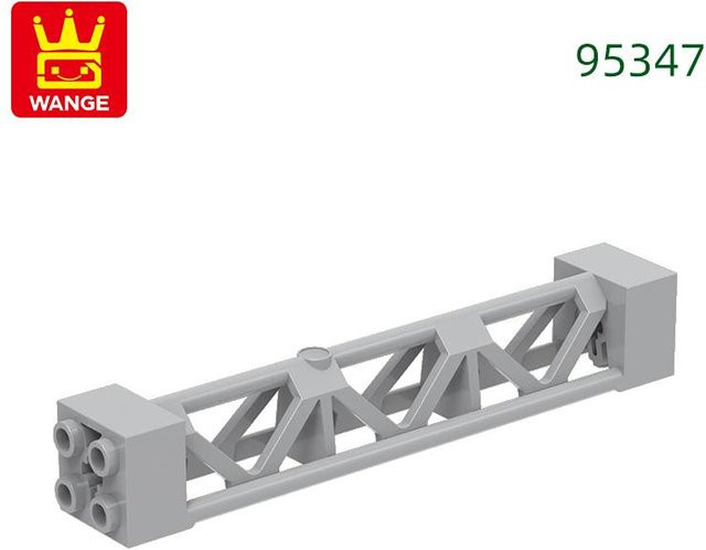 Yiran toy 95347 2x2x10 Stütz-Grundplatte Ständer Säule Bausteine, 17-teiliges Set, bunt / mehrfarbig - Bild 1